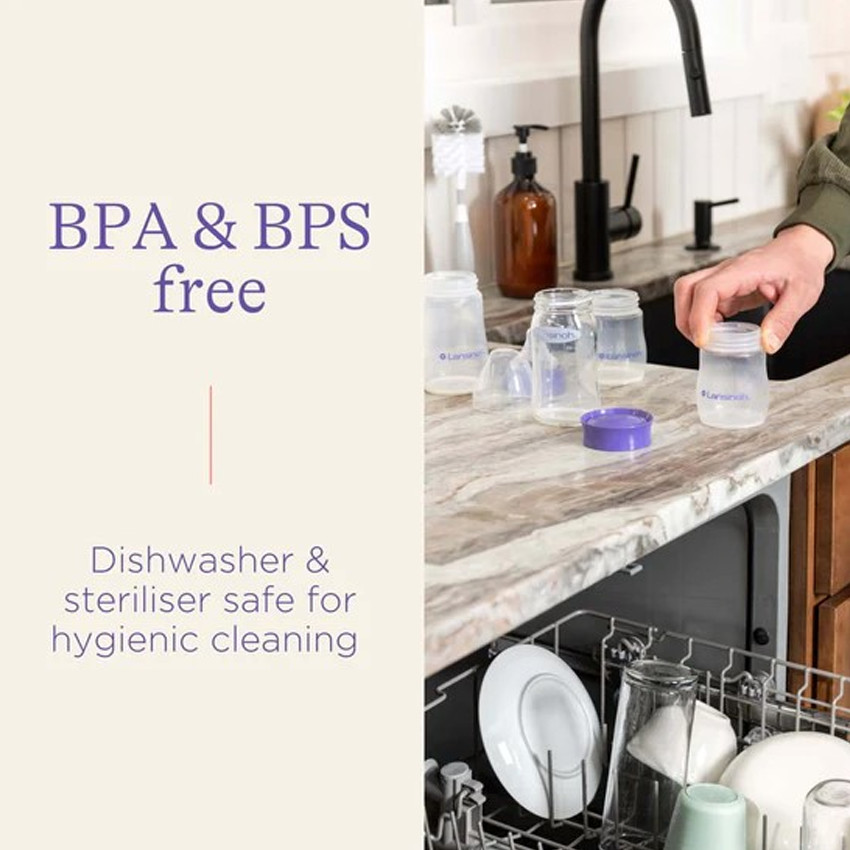 Βάζα αποθήκευσης γάλακτος με ματ φινίρισμα Natural Wave 160ml σετ 4 τεμαχίων 