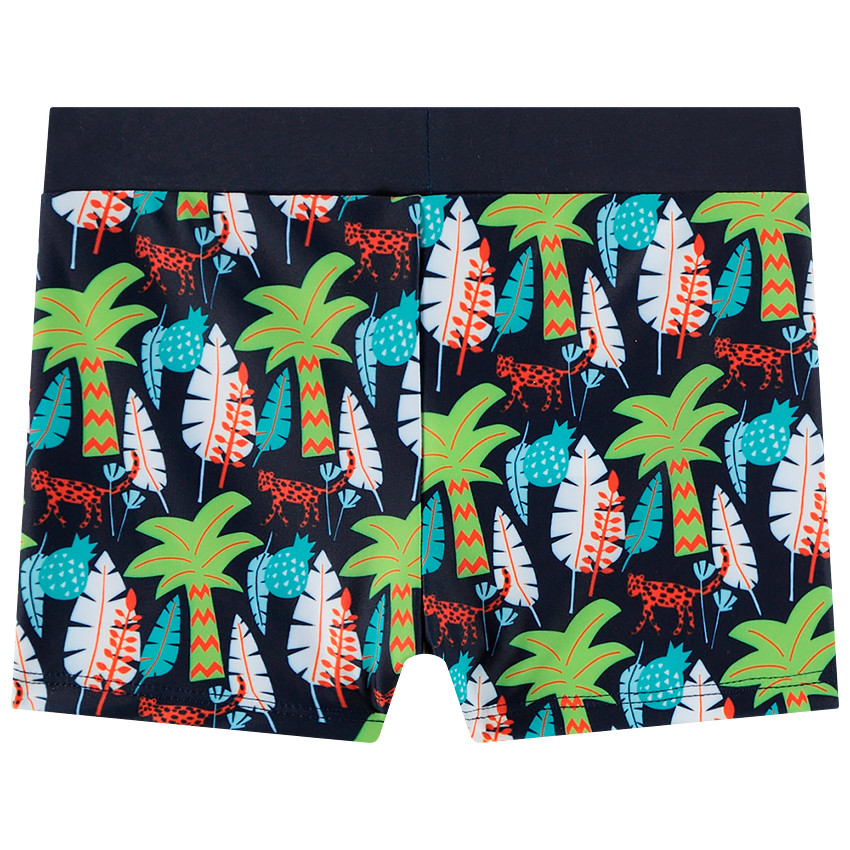 Boxer de bain imprimé jungle pour bébé garçon 