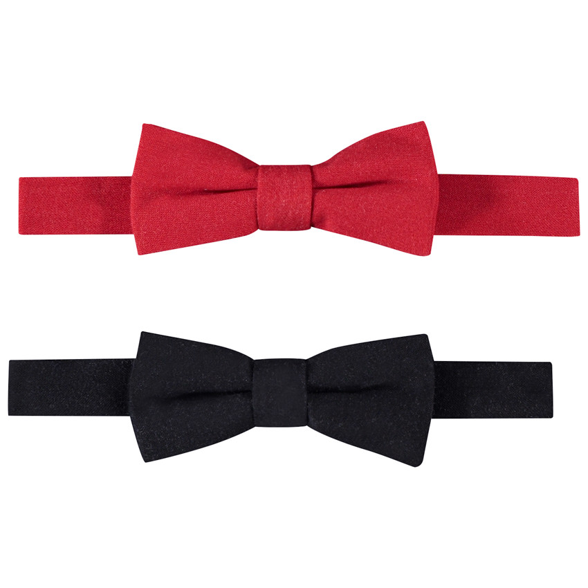 Σετ από 2 μονόχρωμα παπιγιόν για αγόρι 