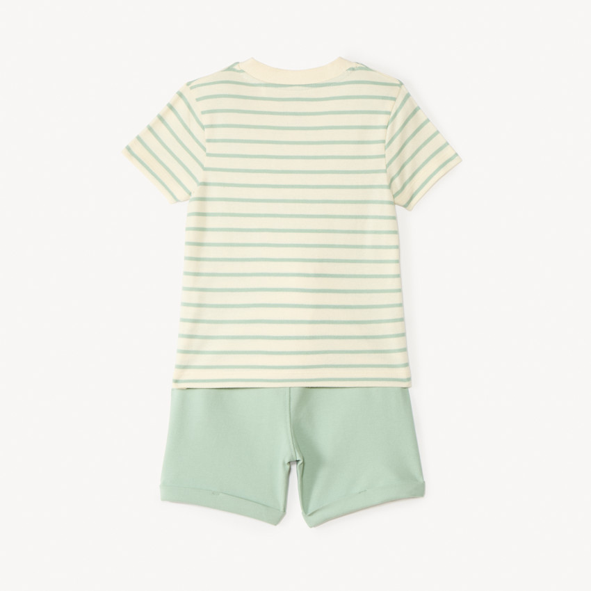 Σετ 2 τεμαχίων με ρίγες για αγόρι μωρού 