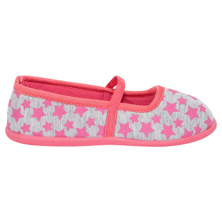 Εμπριμέ παντοφλάκια με μοτίβο αστέρια, μεγέθη από 28 έως 35 