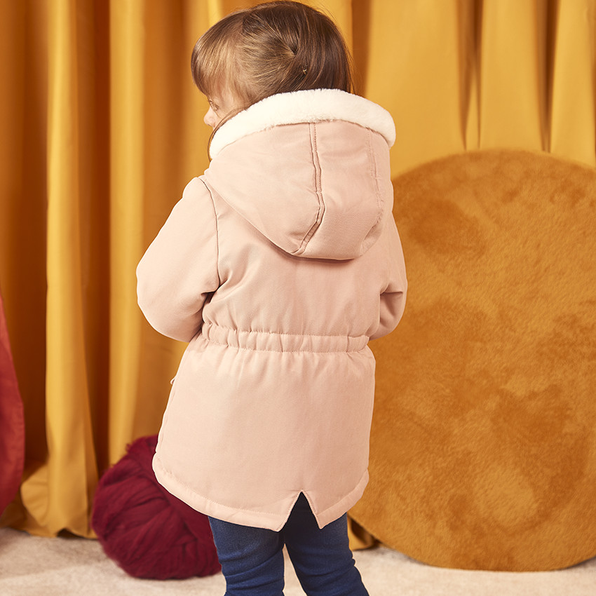 Parka Grand Froid 2 σε 1 με επένδυση από συνθετική γούνα για bebe κορίτσι 