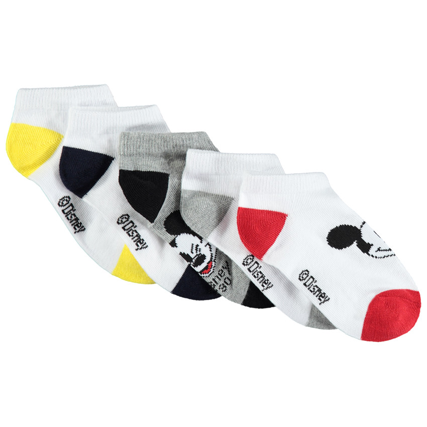 Σετ από 5 ζευγάρια κάλτσες κοντές με σχέδιο Mickey Disney  Additional Σετ από 5 ζευγάρια κάλτσες κοντές με σχέδιο Mickey Disney