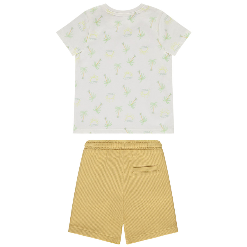 Σετ 2 τμχ. με σχέδιο φοίνικες για bebe αγόρι 