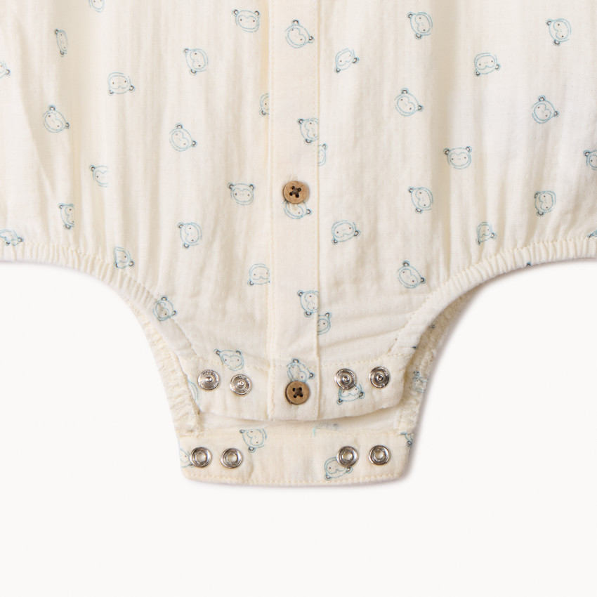 Ensemble 2 pièces avec body manches longues pour bébé garçon 