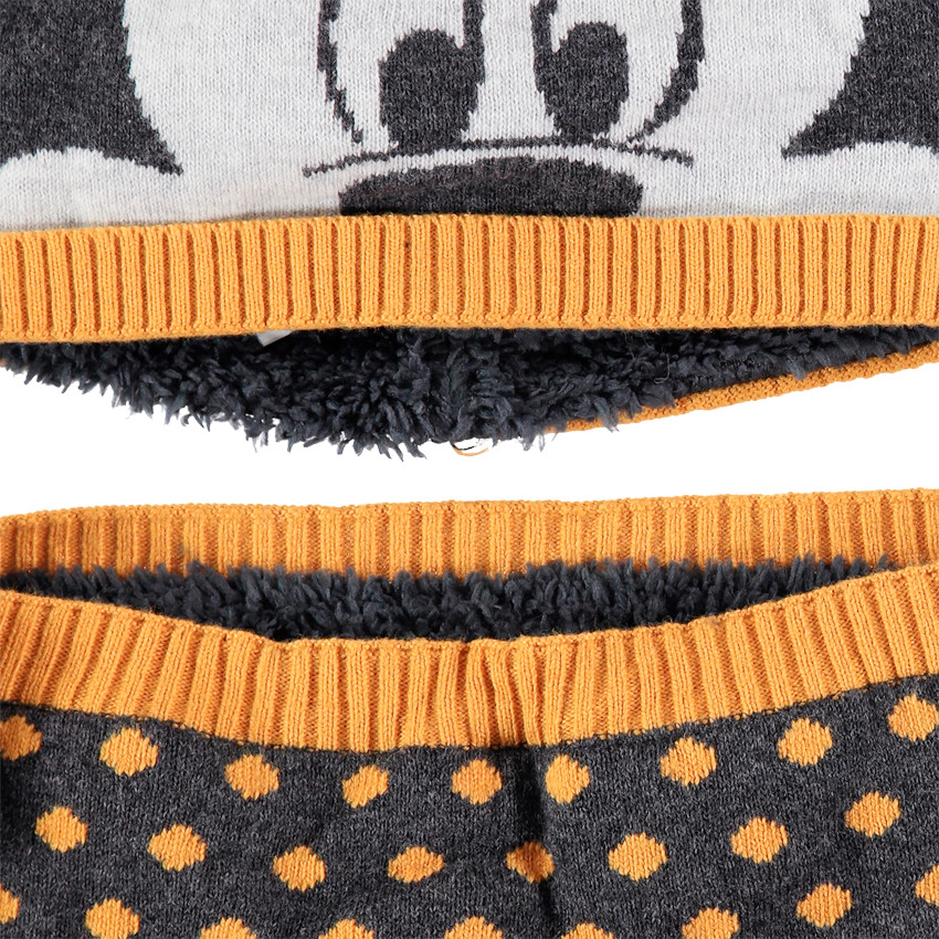 Ensemble bonnet et snood doublés sherpa Minnie Disney  Additional Ensemble bonnet et snood doublés sherpa Minnie Disney