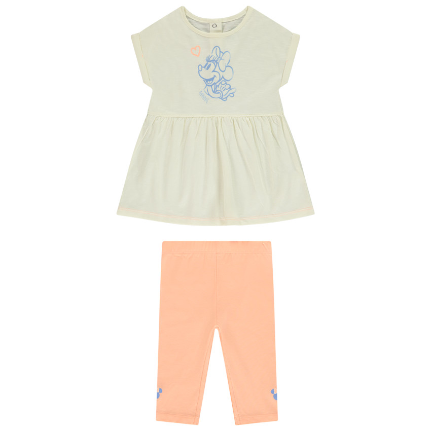 Σετ 2 τμχ. με Τουνίκ Minnie Disney για bebe κορίτσι 