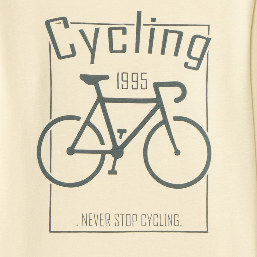 T-shirt à manches longues imprimé sport pour garçon 