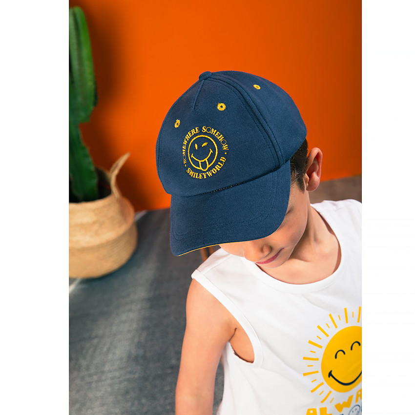 Casquette avec broderie SmileyWorld pour garçon 