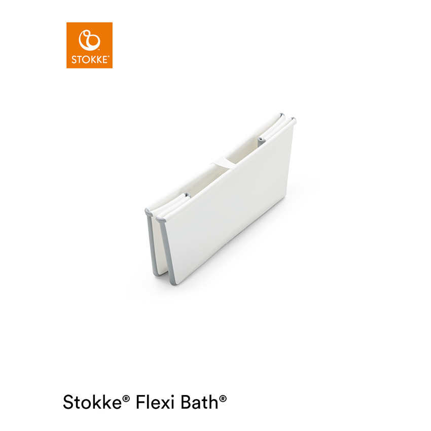 Σετ αναδιπλούμενης μπανιέρας Flexi Bath XL με λευκό transat μπάνιου 