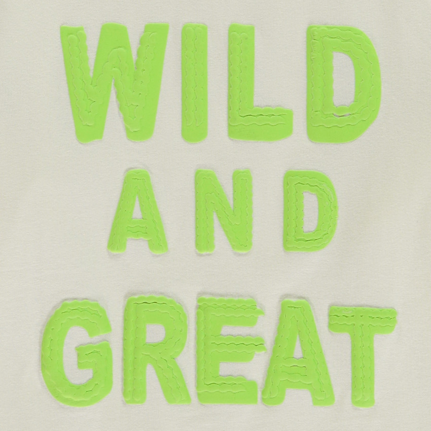 T-shirt μακρυμάνικο με υφή puff print για αγόρι 