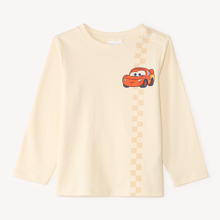 T-shirt με μακριά μανίκια μωρού Flash McQueen Cars Disney 