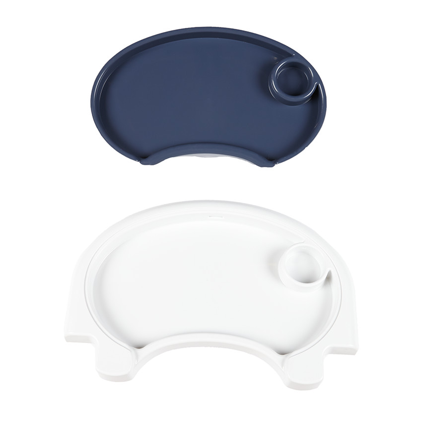 Καρέκλα φαγητού metal γκρί/μπλε 