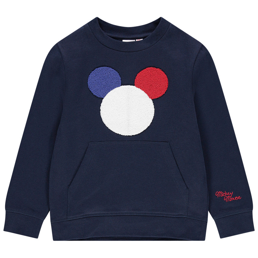 Φούτερ  molleton σχέδιο  Mickey Disney σε μπουκλέ ύφανση  