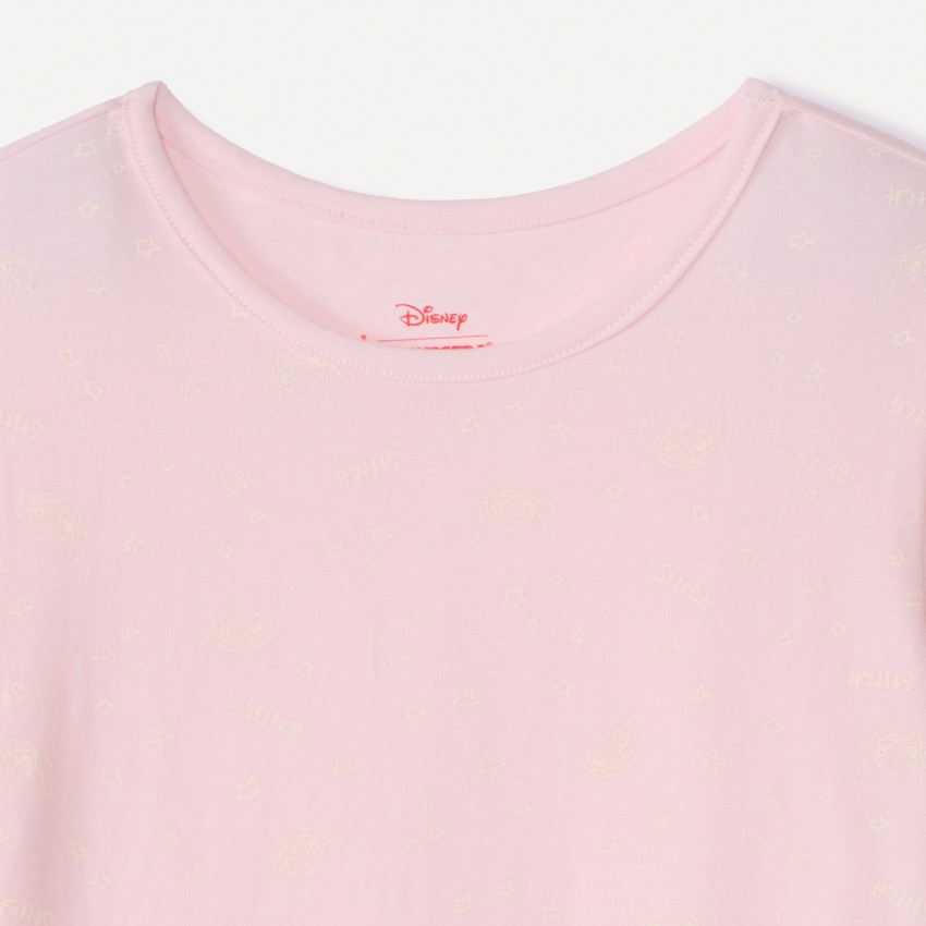 Σετ από 2 μπλουζάκια Stitch Disney από jersey για κορίτσι 