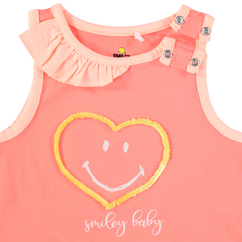 Combi  κοντό με κεντημένη καρδιά Smiley  Additional Combi  κοντό με κεντημένη καρδιά Smiley