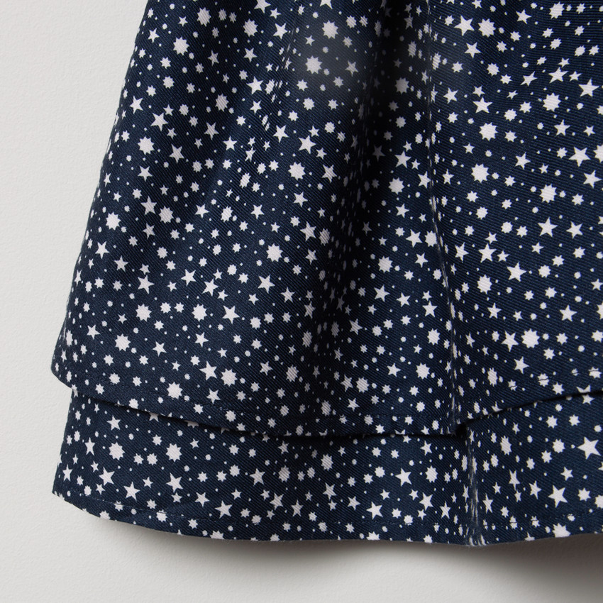 Κοντομάνικο φόρεμα 2 σε 1 με στάμπα χορεύτρια  