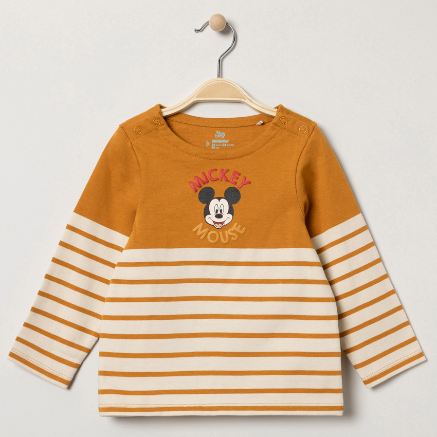 Marinière μακρυμάνικο Disney Mickey με οργανικό βαμβάκι για bebe αγόρι 