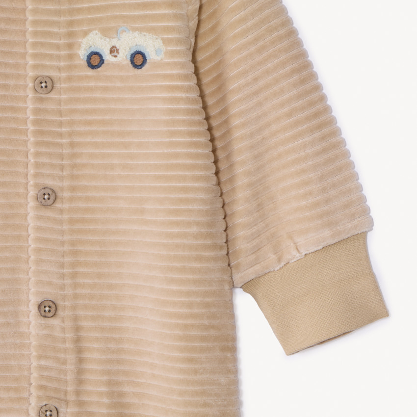 Σαλοπέτα από κοτλέ αρκευθής για αγόρι μωρού 