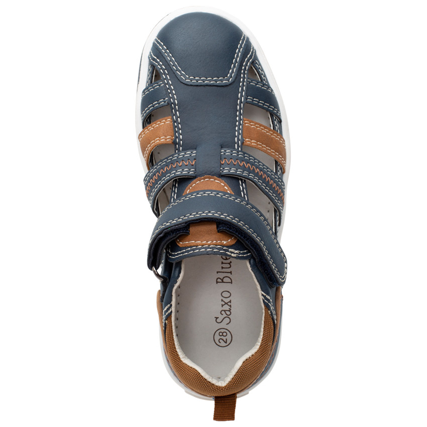 Σανδάλια με εφέ δέρματος για αγόρι με σκρατς 