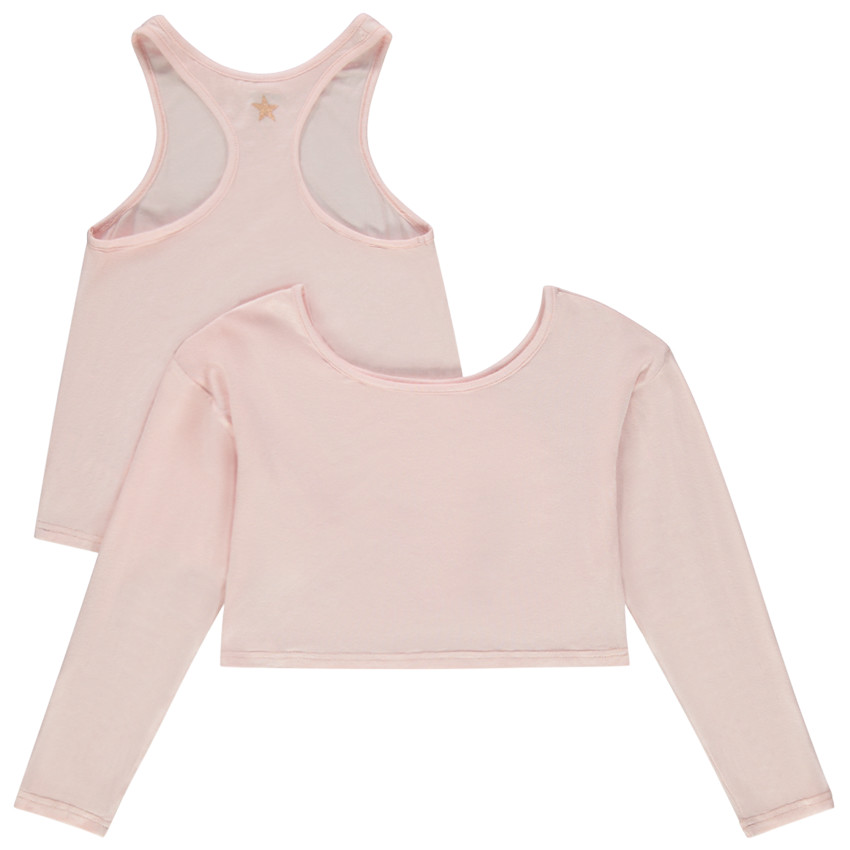 T-shirt manches longues print paysage avec débardeur uni  Additional T-shirt manches longues print paysage avec débardeur uni