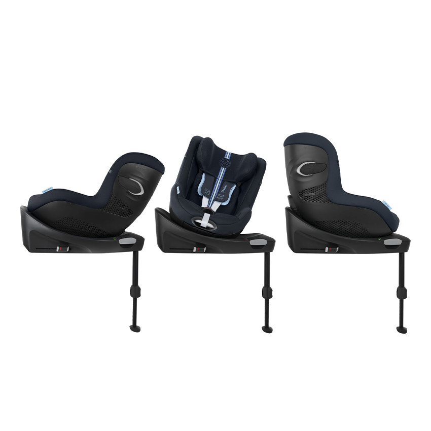 Κάθισμα αυτοκινήτου περιστρεφόμενο i-Size Sirona Gi υφασμάτινο Plus σε ωκεανό μπλε 