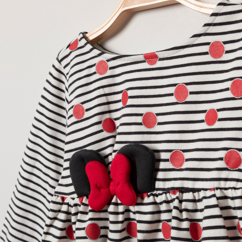 Tunique à rayures et pois Minnie Disney 