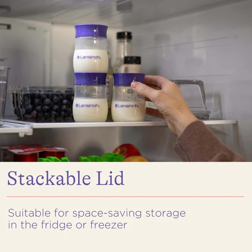 Βάζα αποθήκευσης γάλακτος με ματ φινίρισμα Natural Wave 160ml σετ 4 τεμαχίων 