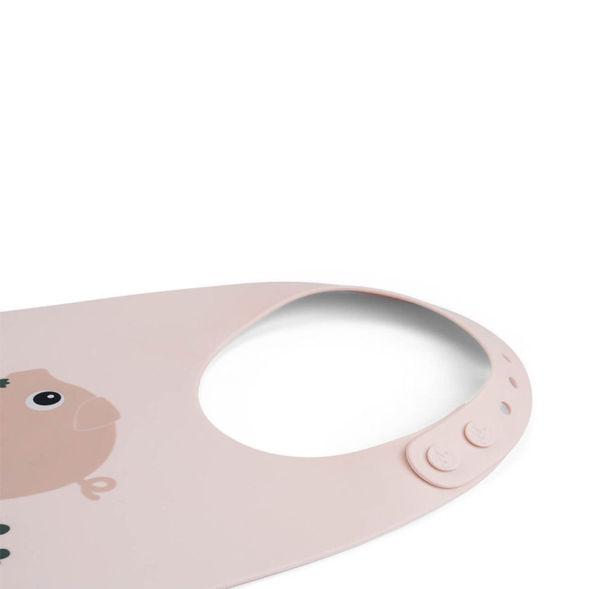 Σαλιάρα Από Σιλικόνη Pigee Powder 