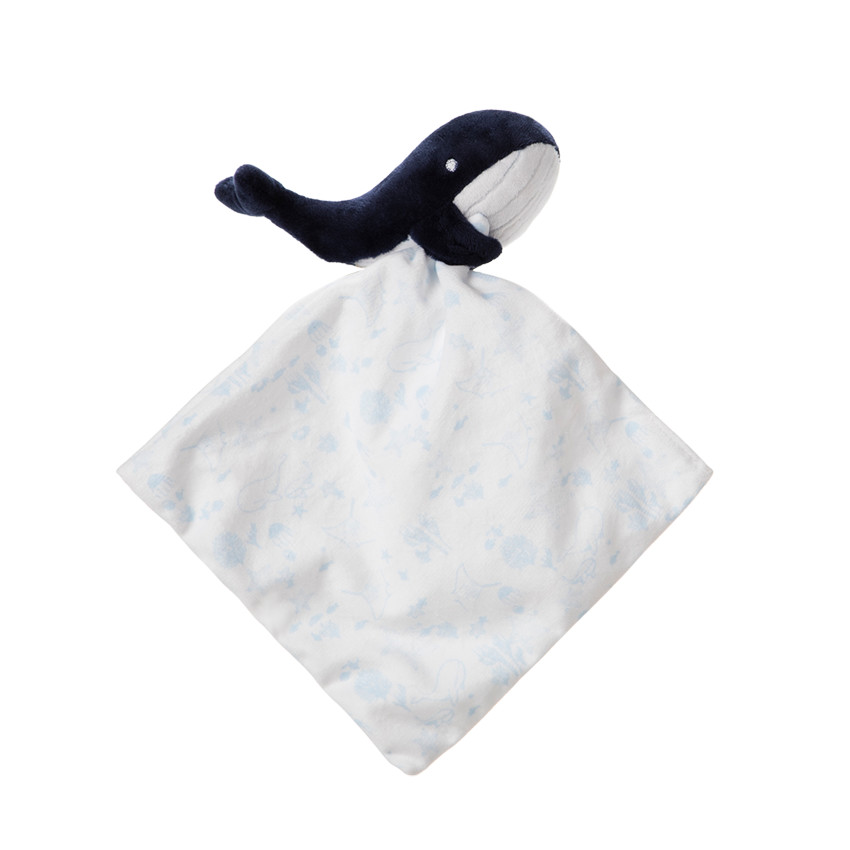 Doudou mouchoir baleine 
