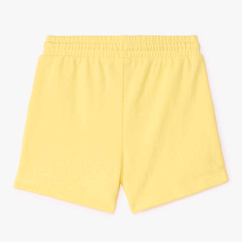 Σορτς από φούτερ μονόχρωμο για κορίτσι 