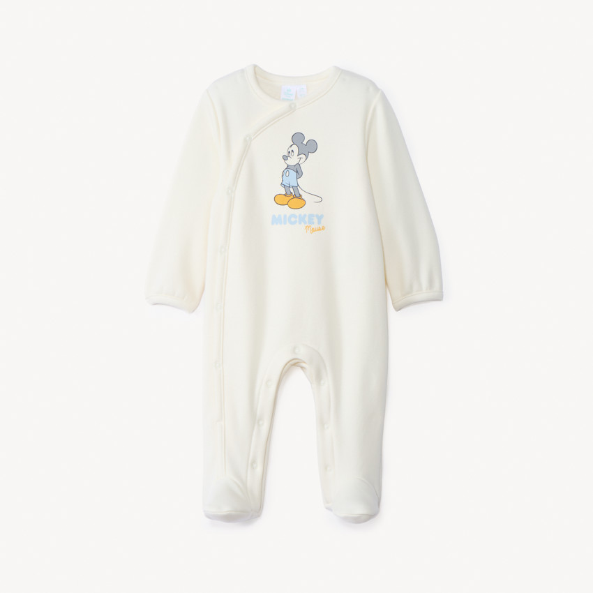 Dors-bien jersey contrecollé sherpa print Mickey Disney pour bébé garçon  