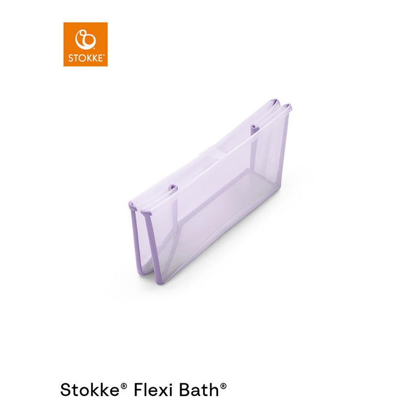 Πτυσσόμενη μπανιέρα Flexi Bath lavender για μωρά 0 έως 4 ετών με αντιολισθητική βάση 