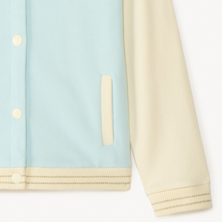 Τeddy jacket με 3D επιγραφή για κορίτσι 