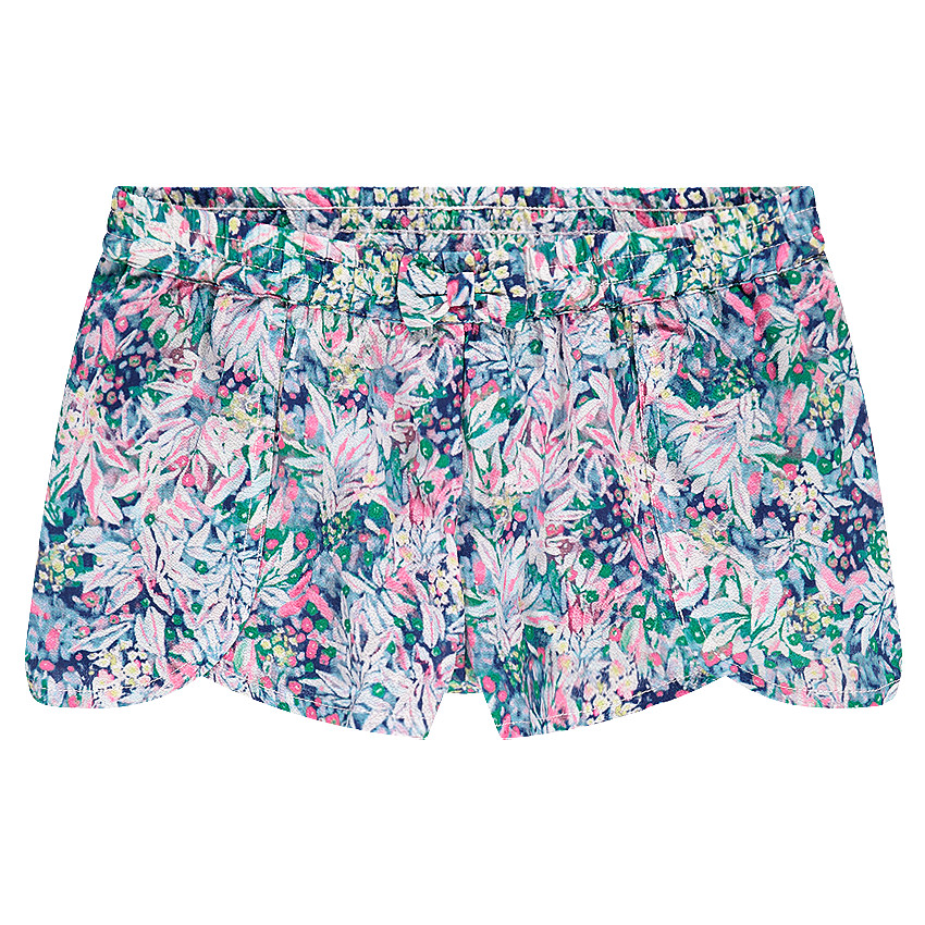 Παιδικά - Χυτό σορτσάκι με μοτίβο φύλλα 