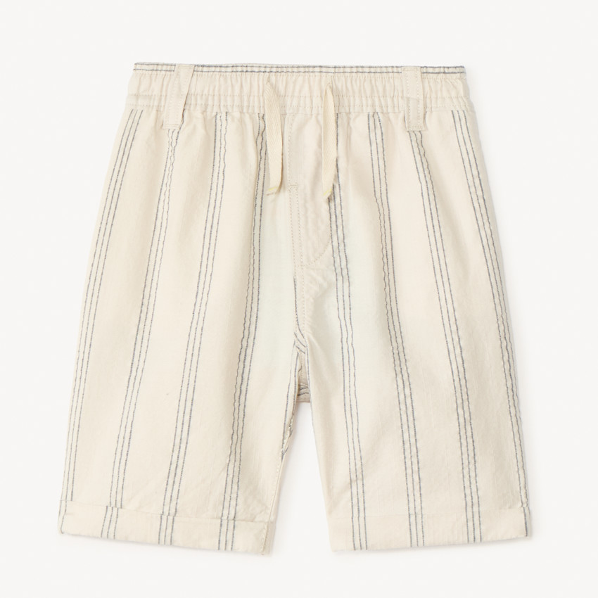 Σορτς από καπιτονέ ύφασμα με ρίγες για αγόρι μωρό 