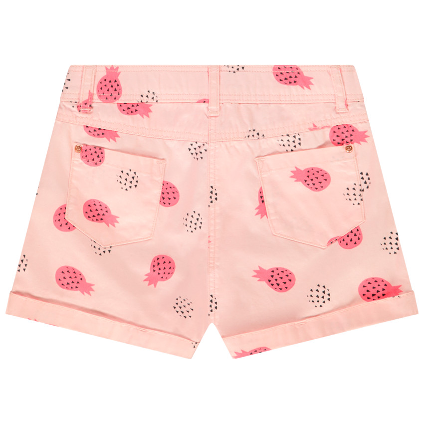 Σορτς με σχέδιο από βαμβάκι για κορίτσι 