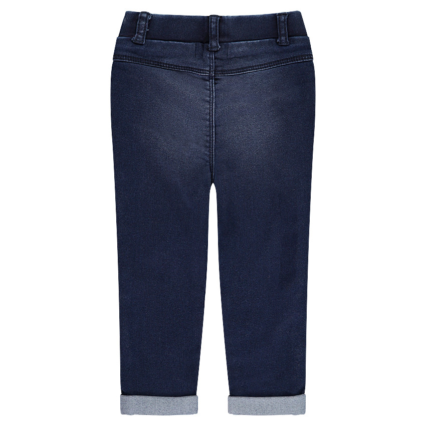 Παντελόνι-κολάν με φθαρμένη όψη και τρουκ με διακοσμητικό σχέδιο  Additional Παντελόνι-κολάν με φθαρμένη όψη και τρουκ με διακοσμητικό σχέδιο