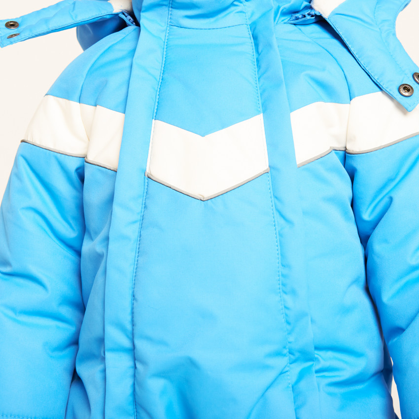 Combi-pilote de ski pour bébé garçon avec finitions différentes selon l'âge 