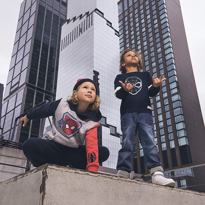 Πλεκτό πουλόβερ Spider-Man Marvel για αγόρι 