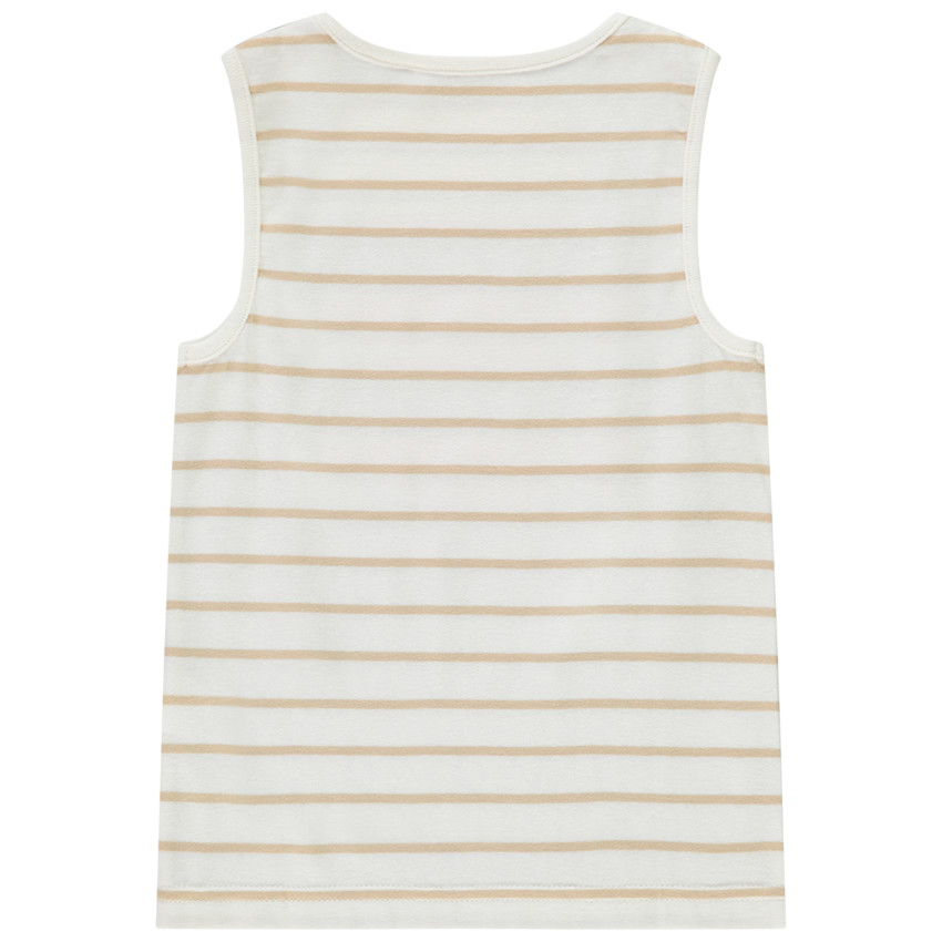 Αμάνικο μπλουζάκι από jersey με φαντεζί σχέδιο για bebe αγόρι 