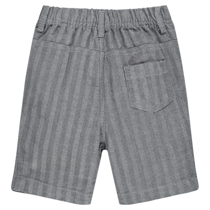 Βαμβακερή βερμούδα ψαροκόκαλο  Additional Βαμβακερή βερμούδα ψαροκόκαλο