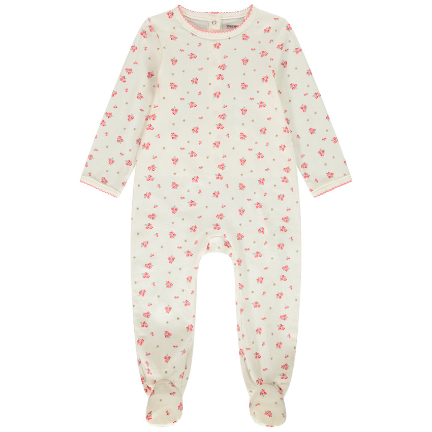 Φορμάκι από jersey με λουλουδάτο σχέδιο για bebe κορίτσι 