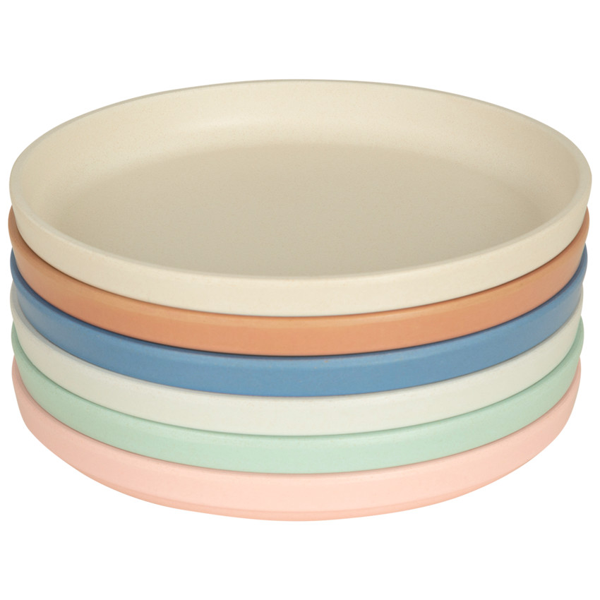 Στρογγυλό πιάτο από ίνες μπαμπού - Εκρού  Additional Στρογγυλό πιάτο από ίνες μπαμπού - Εκρού