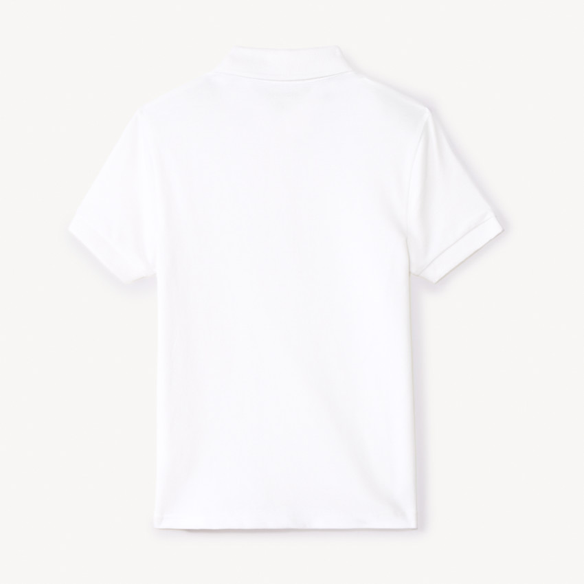 Σετ 2 κοντομάνικα μονόχρωμα λευκά πόλο για αγόρι 