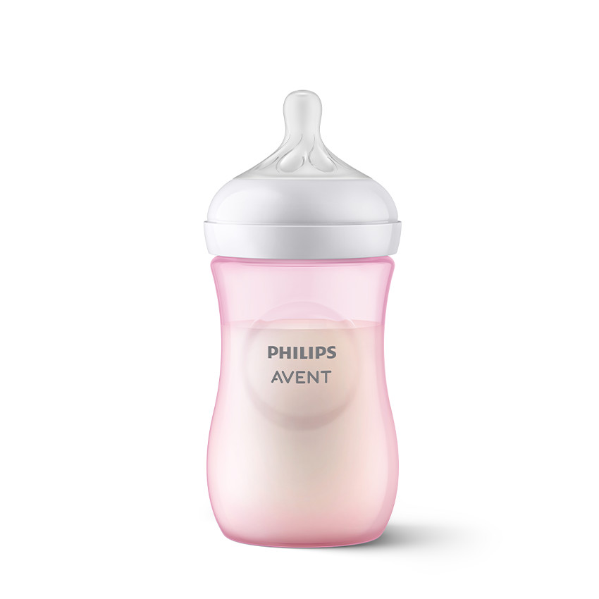 Mπιμπερό Natural Response 1m+ 260ml Ροζ AVENT 