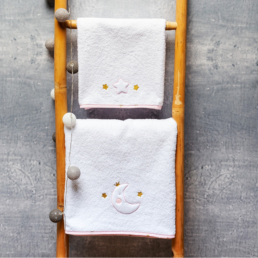 Σετ πετσέτες 2 τμχ moon princess   Additional  Σετ πετσέτες 2 τμχ moon princess