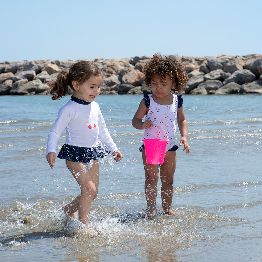 Μαγιό 1 pièce με σχέδιο κεράσια για bebe κορίτσι 