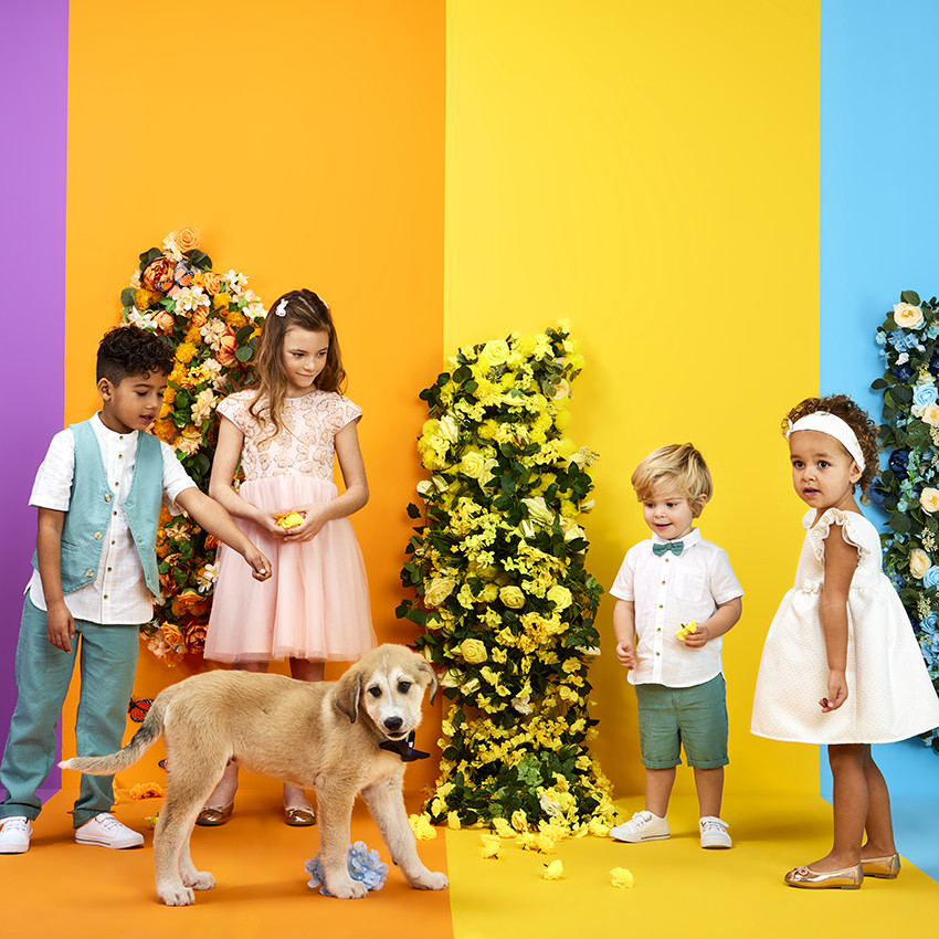 Σετ γιορτής φόρεμα σε jacquard + κορδέλα για bebe κορίτσι 