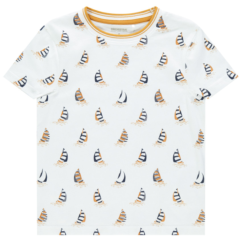 T-shirt κοντομάνικο με σχέδια ιστιοπλοϊκά Main T-shirt κοντομάνικο με σχέδια ιστιοπλοϊκά